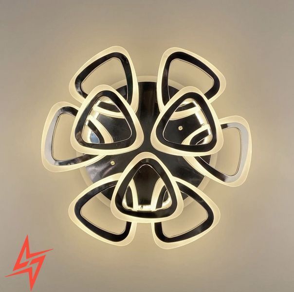 Світлодіона LED люстра на 6+3 ріжки трикутної форми A 2502/6+3 RGB CH V2996 фото
