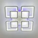 Люстра LED на 4+4 квадрати в білому кольорі A 2727/4 RGB WT V2997 фото 1