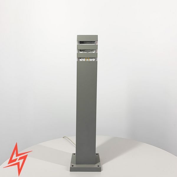 Вуличний ліхтар в сірому кольорі 8024 GR (стовп) V304 фото