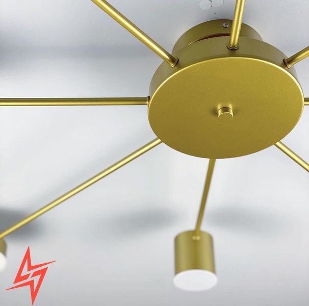 Стельовий LED світильник золотистого кольору DE 34/8 GD V3405 фото