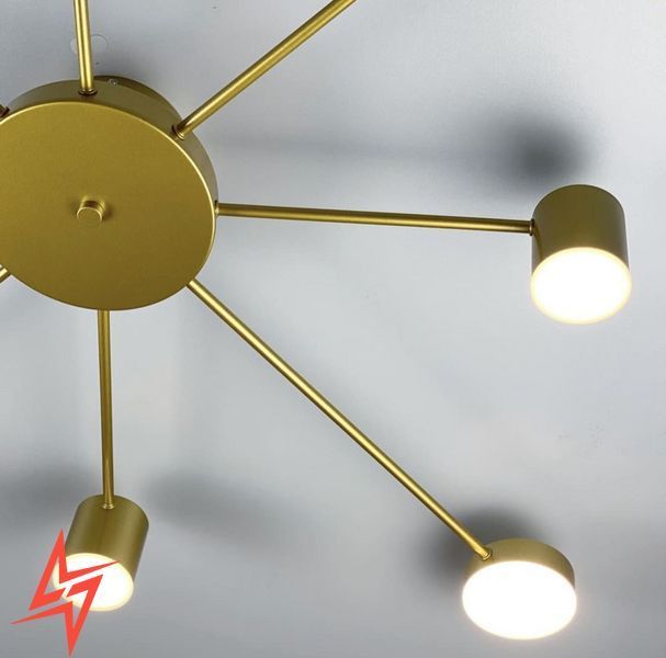 Стельовий LED світильник золотистого кольору DE 34/8 GD V3405 фото
