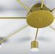 Стельовий LED світильник золотистого кольору DE 34/8 GD V3405 фото 2