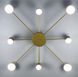 Стельовий LED світильник золотистого кольору DE 34/8 GD V3405 фото 1