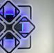 LED люстра на 4+4 ріжки квадратної форми A 2400/4+4S RGB BK V3106 фото 3