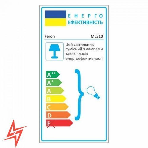 Накладний поворотний світильник білого кольору ML 310 білий V3688 фото