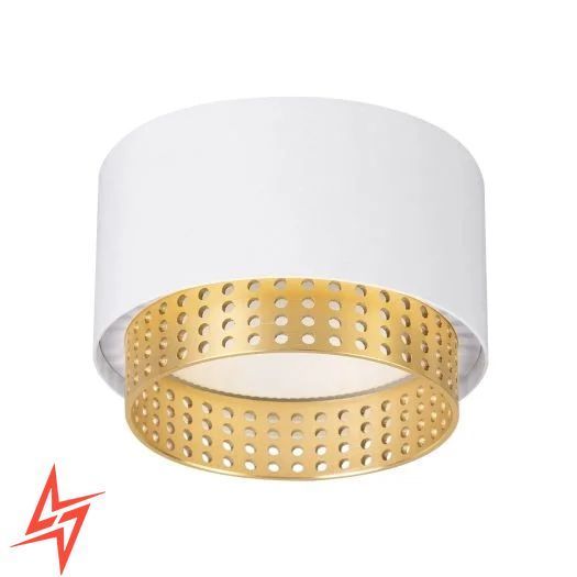 Світильник точковий накладний-врізний Design Downlight Base GX53 White Golden 2in1 MAX-D-GX53-BG V6240 фото