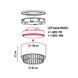 Світильник точковий накладний-врізний Design Downlight Base GX53 White Golden 2in1 MAX-D-GX53-BG V6240 фото 3