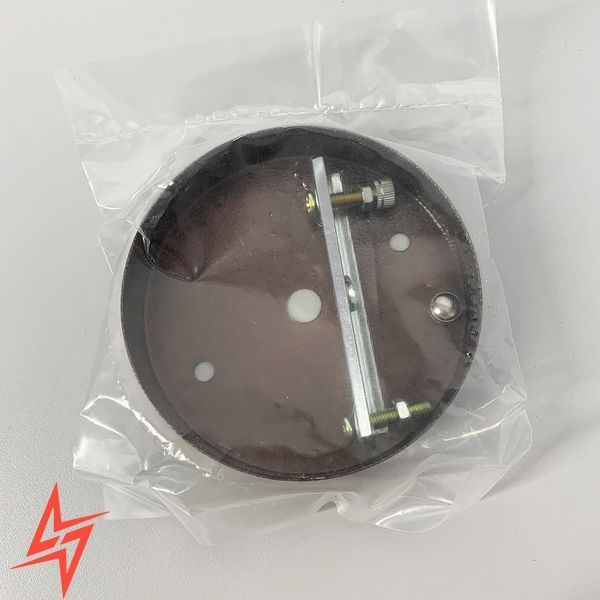 Одинарна кругла стельова основа у кольорі Coffee BASE 1 CF V5674 фото
