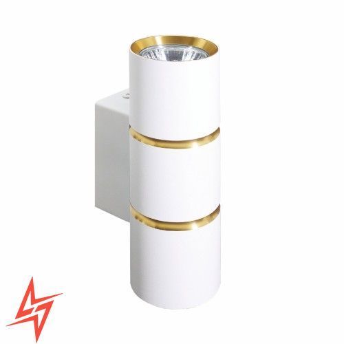 Накладний настінний світильник Ardero BAMBOO GU10 білий+золото ML389-2 WT+GD V1289 фото