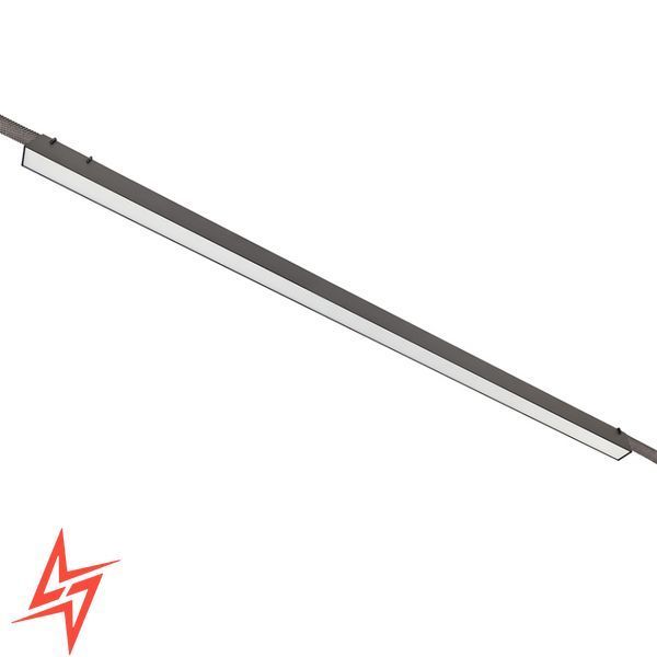Трековий світильник лінія L106 40W 4000K для текстильної системи 48V Belt-Plusminus V8076 чорний LED 1060х33х43 мм фото