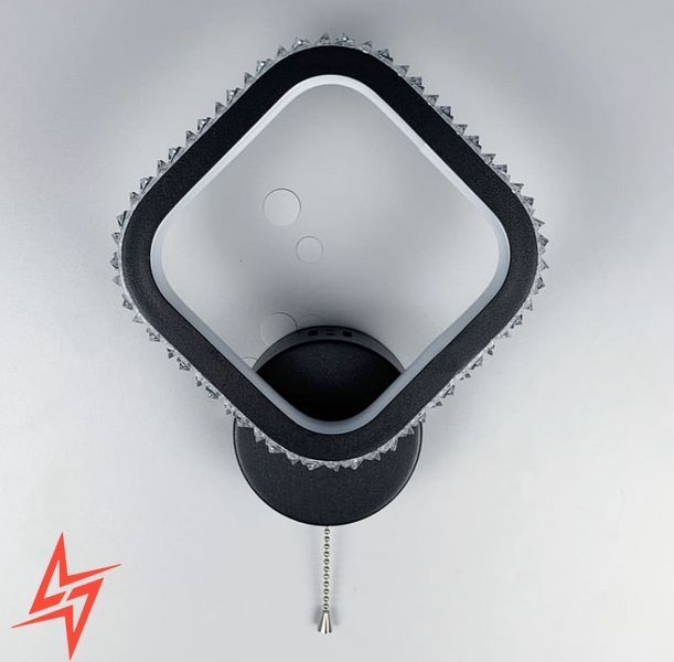 Сучасне LED бра в чорному кольорі 77073-1S BK V4225 фото