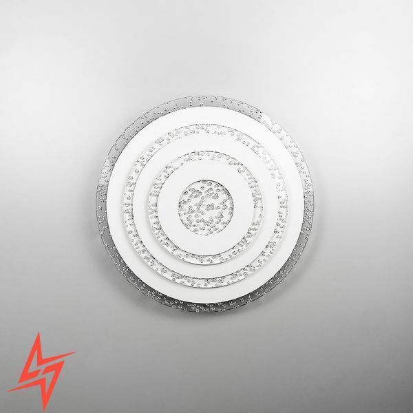 Круглий світильник &Oslash; 35 см з прозорим акрилом з бульбашками 2245-350 Q WT V178 фото