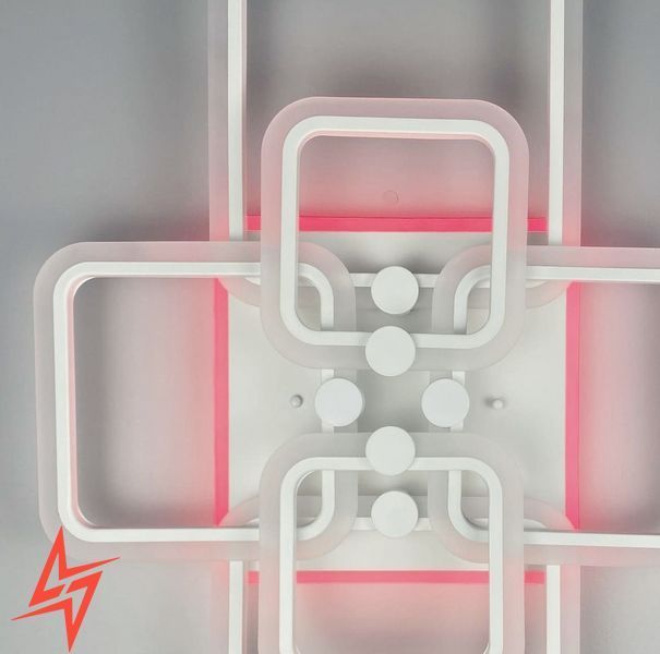 Світлодіона LED люстра на 2+2+2 ріжки квадратної форми A 2503/2+2+2 WT V2981 фото