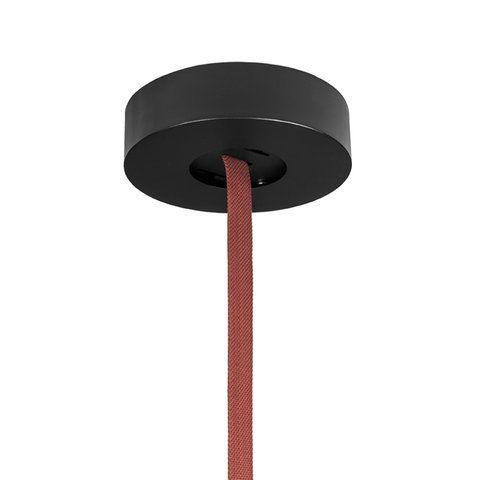 Основа накладна D20 з блоком живлення 100W 48V для текстильного шинопроводу Belt-Plusminus V8033 200 мм фото