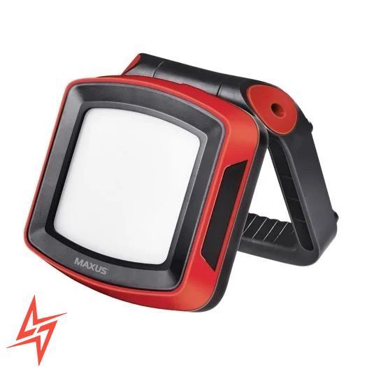 Портативний прожектор з акумулятором + Power Bank 8W 4100K IP65 MAX-8W-RED-EM V5534 фото