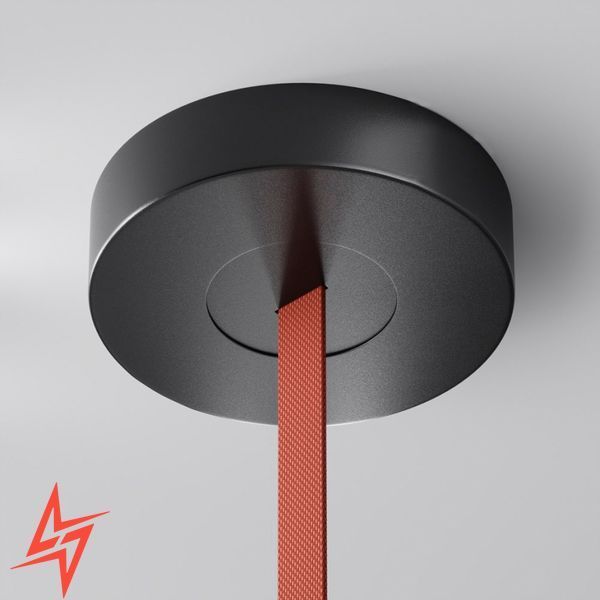 Основа накладна D20 з блоком живлення 100W 48V для текстильного шинопроводу Belt-Plusminus V8033 200 мм фото