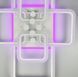 Світлодіона LED люстра на 2+2+2 ріжки квадратної форми A 2503/2+2+2 WT V2982 фото 3