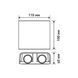 Світильник світлодіодний MAXUS MWL 4W 3CCT IP65 BL Square 1-MWL-4W-BLS V1534 фото 5