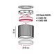 Світильник точковий накладний-врізний Wave Downlight Base GX53 White 2in1 MAX-W-GX53-WH V6236 фото 3