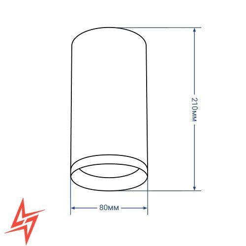 Накладний LED світильник білий AL540 білий V2691 фото