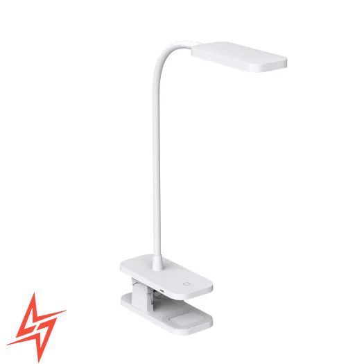 Лампа на кліпсі з акумулятором Desk Lamp 5W 5000K WH CLIP Battery 1-MDL-5W-CLIP V5494 фото